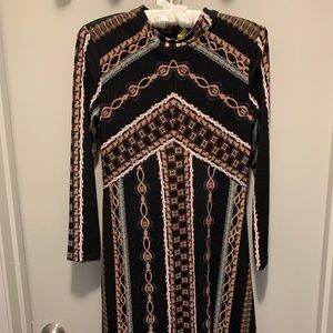 Free People Printed Mini Dress
